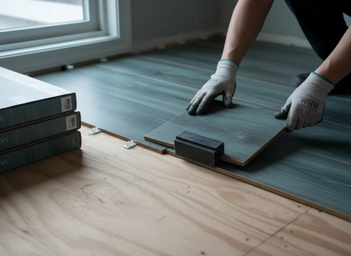 Luxury Vinyl Plank Installation company in Deering, ND